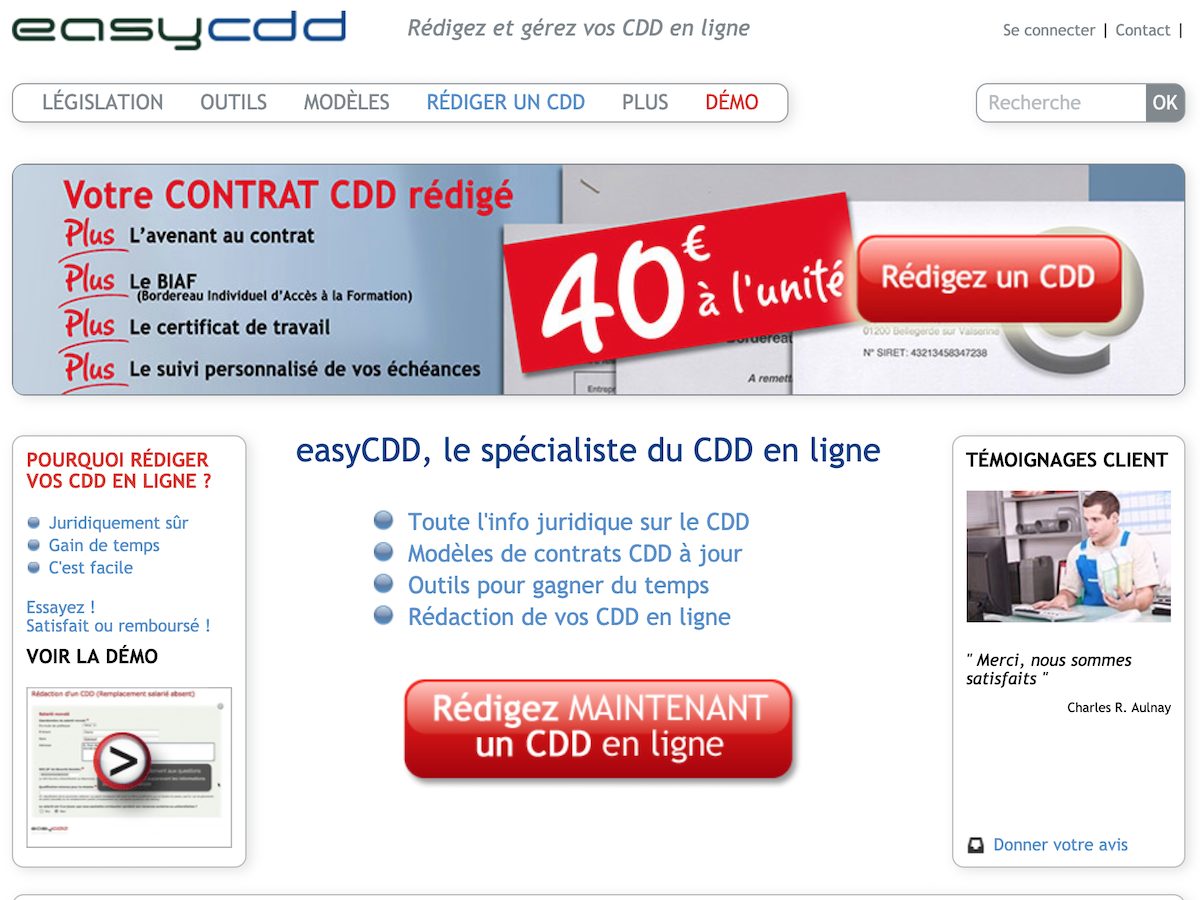 Refonte du site easycdd.com sur eZ Platform