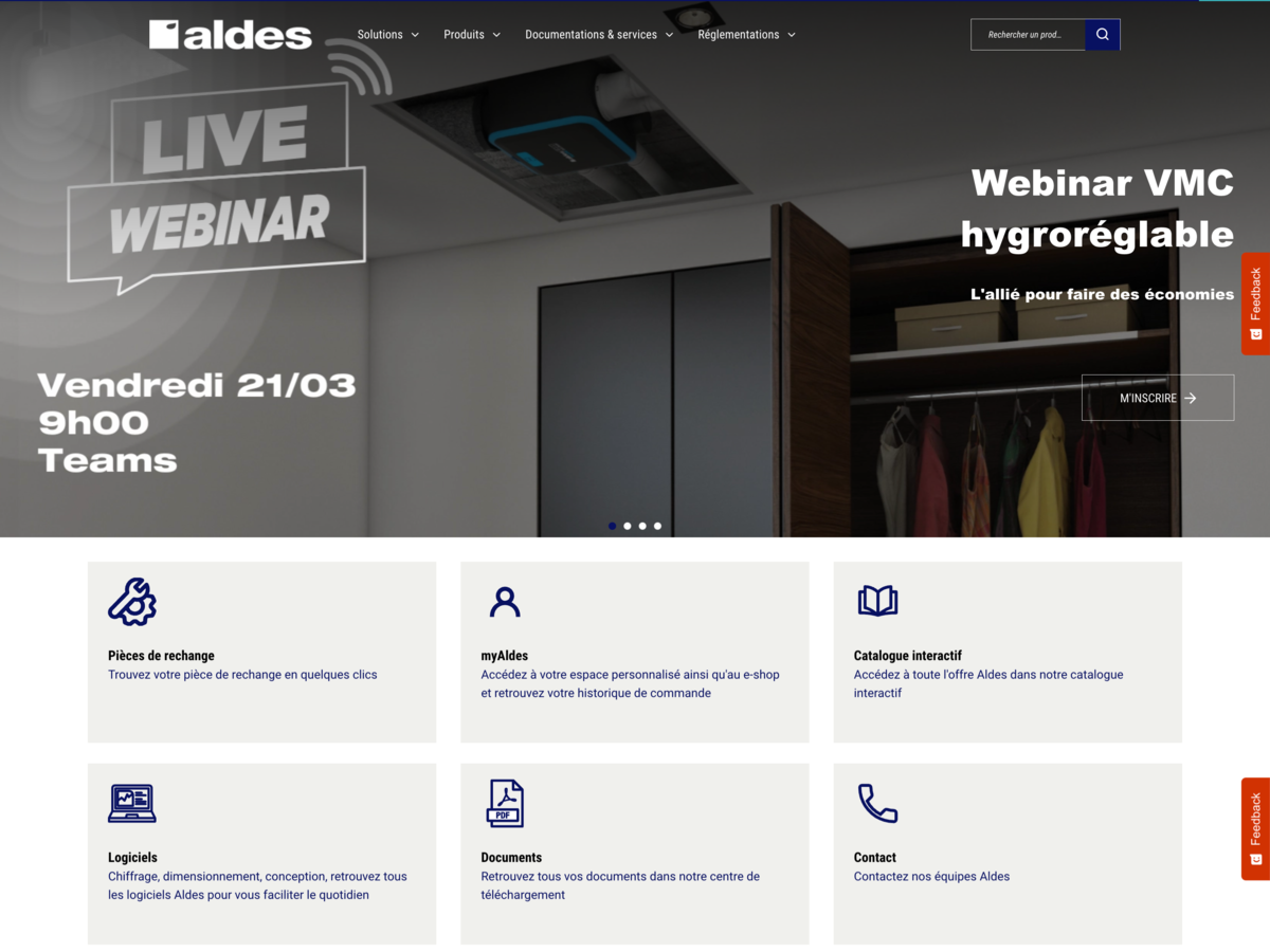 TMA Ibexa pour Aldes